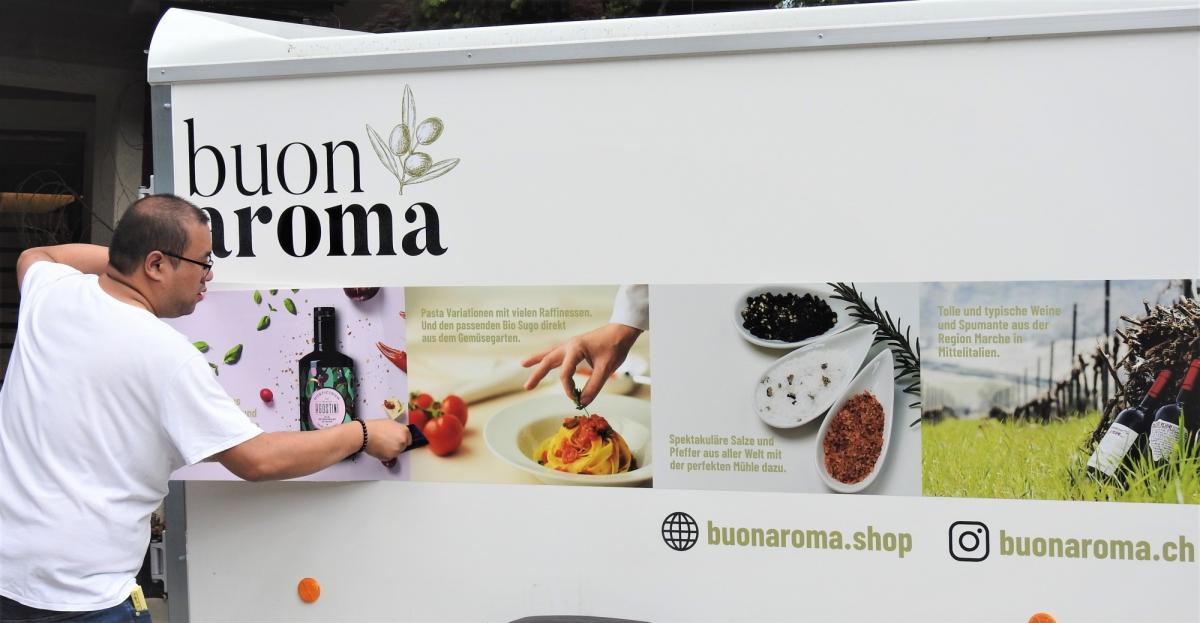 Unique Label Werbebeschriftung